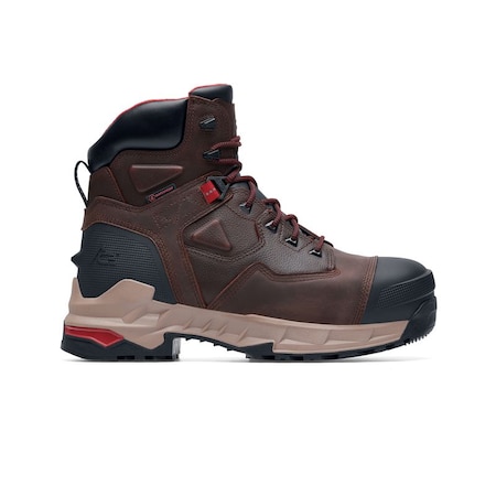 Shoes For Crews Men's Nano Composite Toe 6-Inch Insulated Work Boot, Brown, 8, Medium, 72333 72333